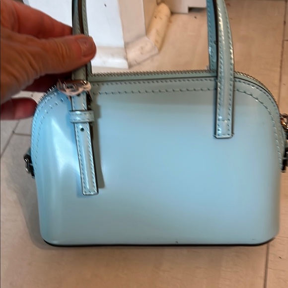 Tory Burch Emerson patent dome satchel - Picture 4 of 7